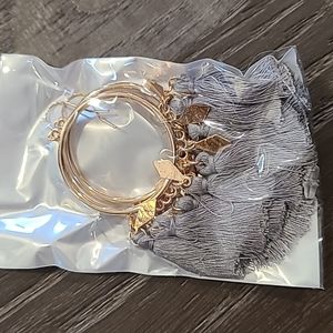 Boho Chic Thread Earrings